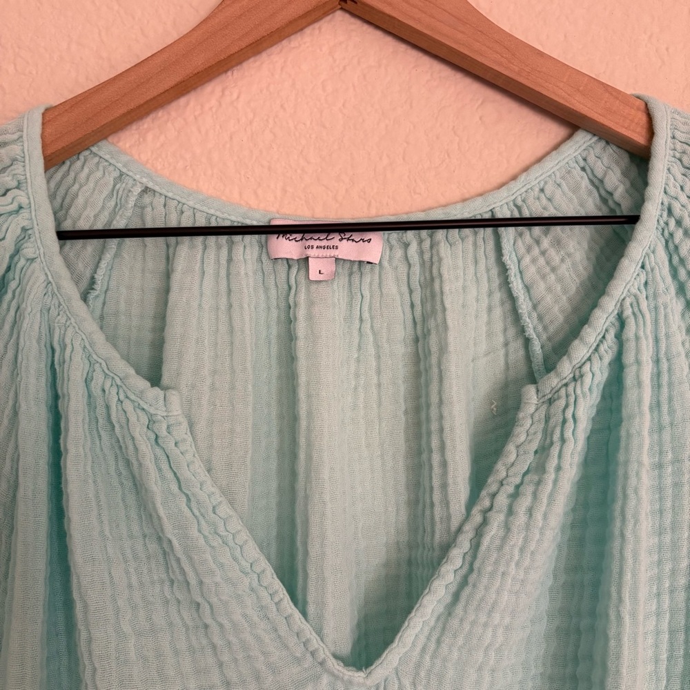 Michael Stars Katelyn Cotton Gauze Dress - Picture 5 of 6